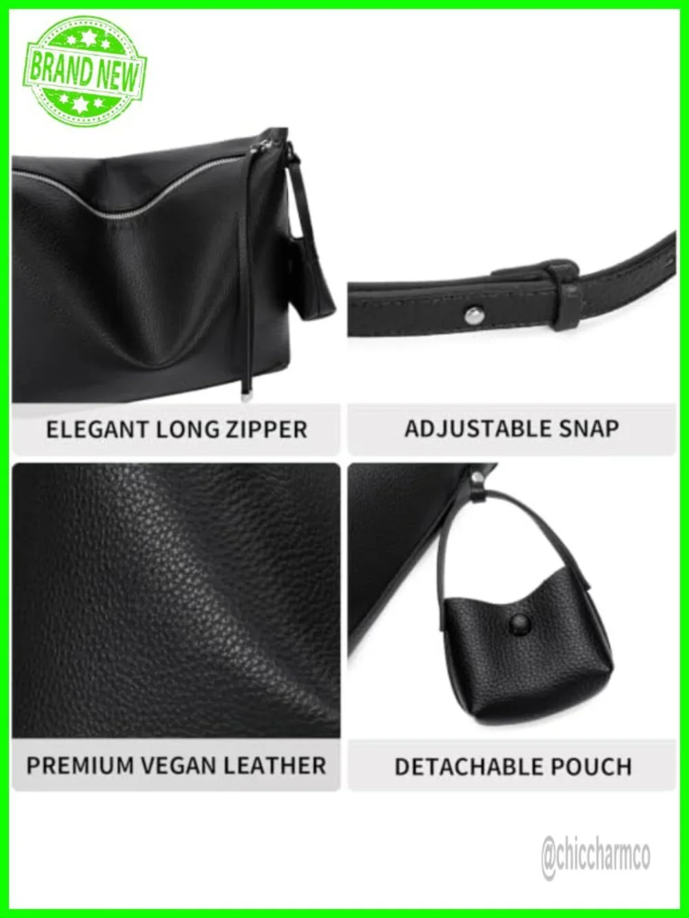 Hobo Bags for Women Tote Handbags Shoulder Satchel Crossbody Purses Faux Leather